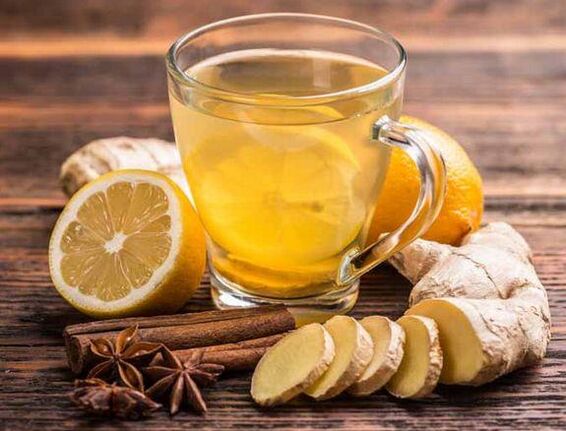 Tè con zenzero, limone, cannella e chiodi di garofano per erezioni durature