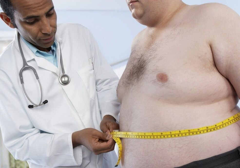 L'obesità è la causa della debolezza della potenza e un motivo per consultare un medico